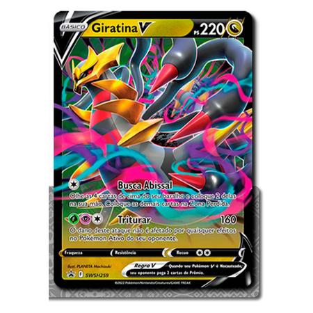 Lote Pokémon 50 Cartas + Giratina-V-ASTRO + Brinde em Promoção na Americanas