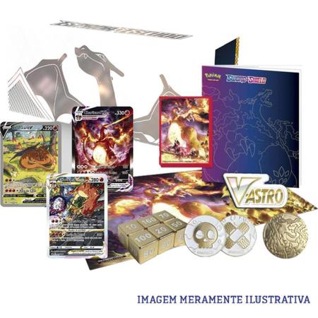 Carta Pokémon Ultra Rara + 30 Cartas Originais Copag - Deck de Cartas -  Magazine Luiza