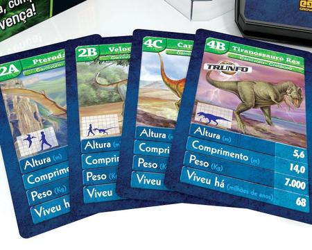 Jogo Armadilha Dinossauro com Som (+ 24 cartas + 28 bolinhas) - Mundo  Encantado - Outros Jogos - Magazine Luiza