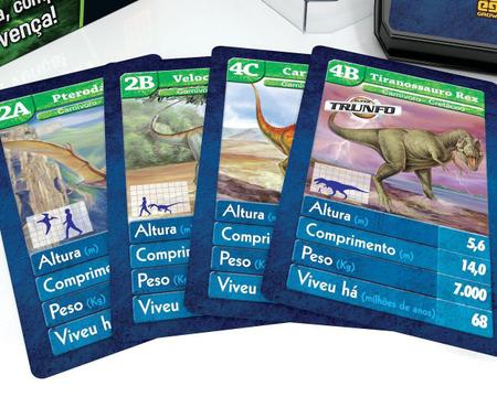 Jogo De Cartas Dinossauro - Quem É Você Dino? - Desapegos de Roupas quase  novas ou nunca usadas para bebês, crianças e mamães. 655882