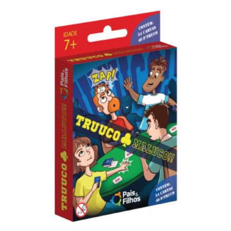 Jogo Truco Malugo - Jogo de Cartas - Pais e Filhos - Pais & Filhos - Deck  de Cartas - Magazine Luiza