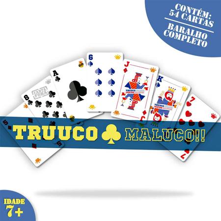 Jogo de mesa cartas baralho truco jogos brincadeiras amigos