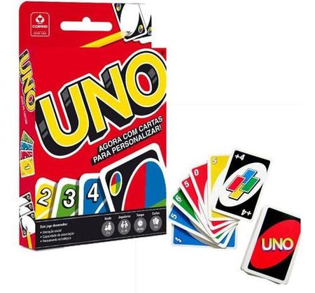 Jogo De Cartas Uno Original Copag Mattel 114 Cartas - Deck de