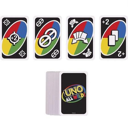 Jogo De Cartas Uno All Wild Unidade HHL33 Mattel - Deck de Cartas -  Magazine Luiza