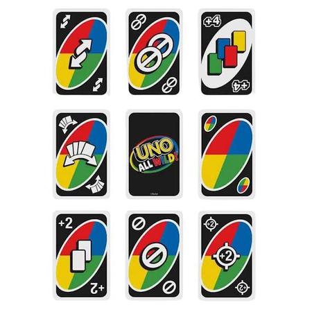 Uno! Jogo de cartas All Wild - Mattel