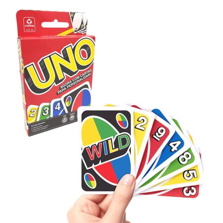 Jogo De Baralho Uno Copag Original Cartas Para Personalizar - Baralho -  Magazine Luiza