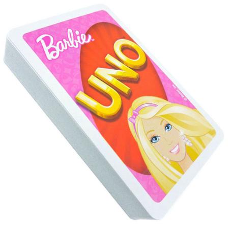 Jogo de Cartas Uno Barbie Mattel - Deck de Cartas - Magazine Luiza