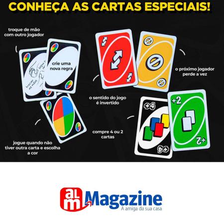 Jogo De Cartas Uno C/Cartas Para Personalizar Original Copag - Dupari