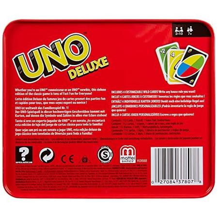 Jogo Uno Deluxe Cartas