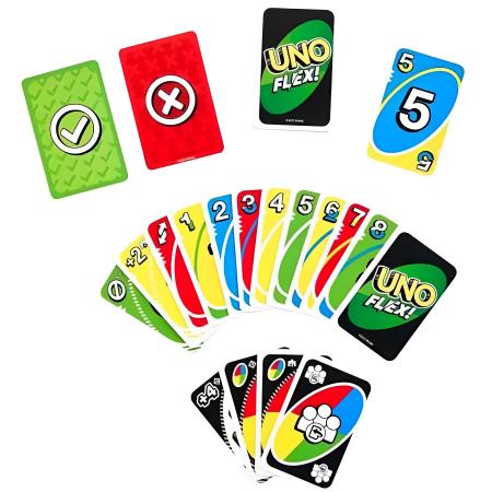 Jogo de Cartas Uno Flex - Mattel - Kidverte