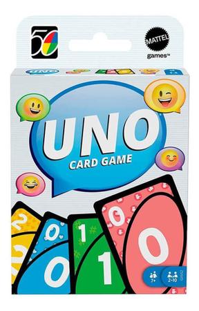 Jogo para Família e Amigos UNO Original 2 a 10 Jogadores - Mattel - Deck de  Cartas - Magazine Luiza