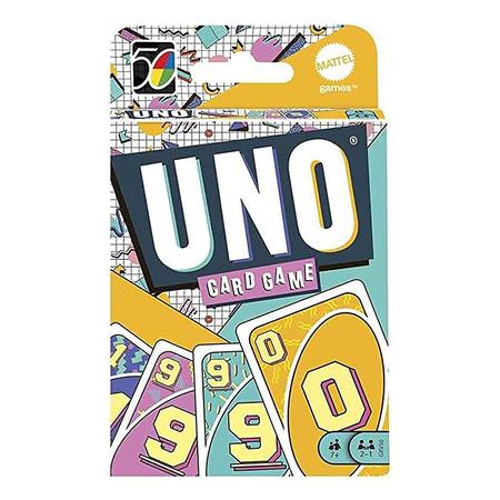 Jogo de Cartas Uno Iconic dos Anos 90 - HBC63 GXV50 - Mattel