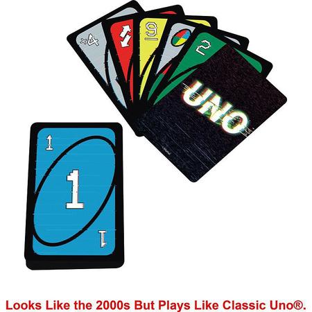 Jogo De Cartas Uno Iconic 90s Edição De 50 Anos Original