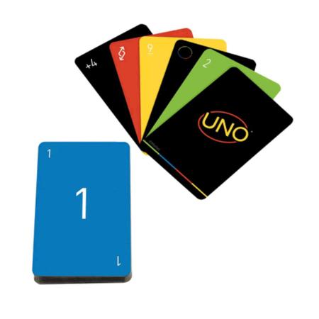 Jogo de Cartas UNO Minimalista Preto - Tem Tem Digital