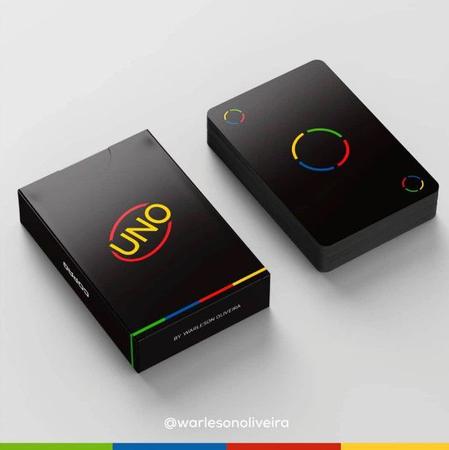 Jogo De Cartas Uno Minimalista Original Mattel Gyh69 em Promoção