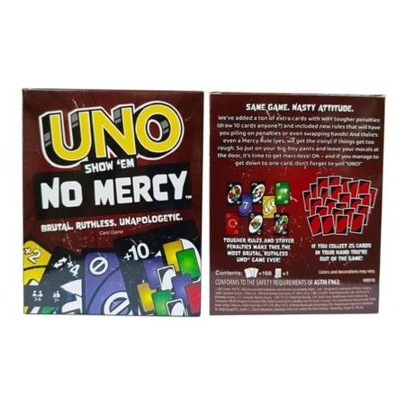 Imagem de Jogo de Cartas Uno No Mercy Com 168 Cartas