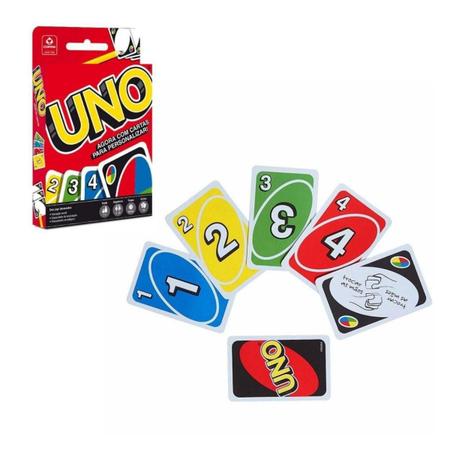 Jogo De Cartas Uno Original Copag Mattel 114 Cartas - Deck de