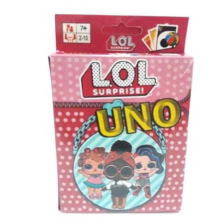 Jogo De Cartas Uno Surprise Boneca Lol - Jogos de Cartas - Magazine Luiza