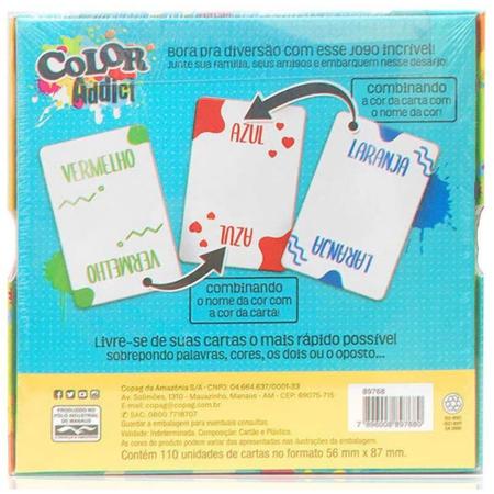 Jogo Brinquedo Carton Color Addict Luluca - Copag em Promoção na