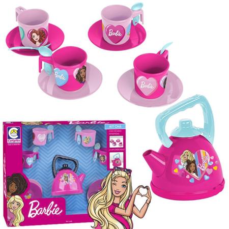 Jogo De Cha Barbie Princesa Xícara Bule Chazinho Infantil Casinha Cafe  Menina Rosa Presente Dia da Criança - Cotiplás Presente - Jogo de Chá  Infantil - Magazine Luiza