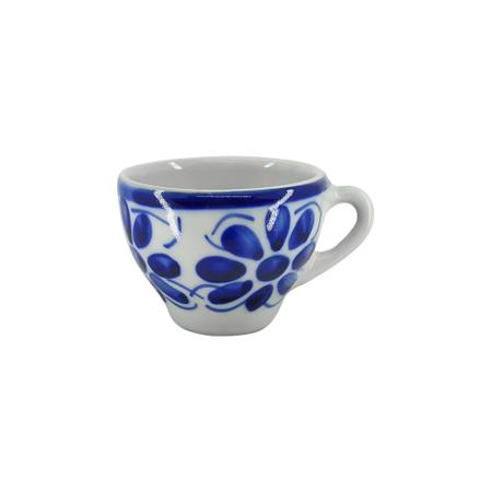 Jogo de Chá e Café em Porcelana Azul Vintage, Compre Online