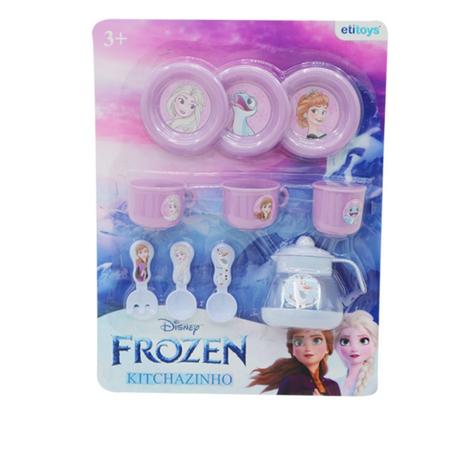 Jogo De Cha Porcelana Frozen Infantil Toyng - Papellotti