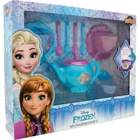 Jogo de Chá Infantil Frozen 2 Kit Chazinho Mágico - Colorido