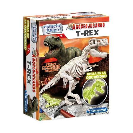 Aplique de Parede T-Rex Game - Jogo Dinossauro Chrome em Madeira