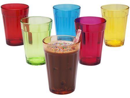 Jogo de Copos de Vidro 450ml - 6 Peças Americano Long Drink - copo americano  - Copo Drink - Magazine Luiza