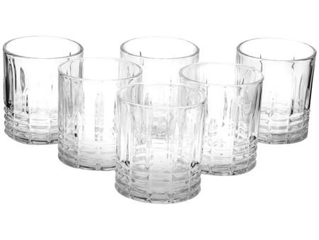 Jogo de Copo de Whisky Conhaque Uisque 6 Pcs 310ML Vidro Grosso Resistente  Barato em Promoção na Americanas