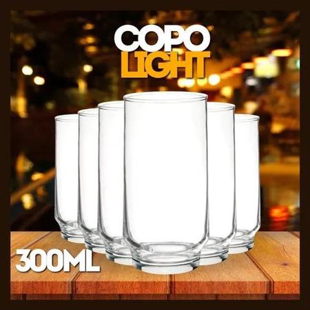Conjunto De 06 Copos Lights 300Ml Nadir Figueiredo - Vidro