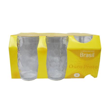 JOGO DE COPOS DE VIDRO NADIR FIGUEIREDO 265ml MODELO LAGUNA PARA ÁGUA SUCO  - Copos - Magazine Luiza