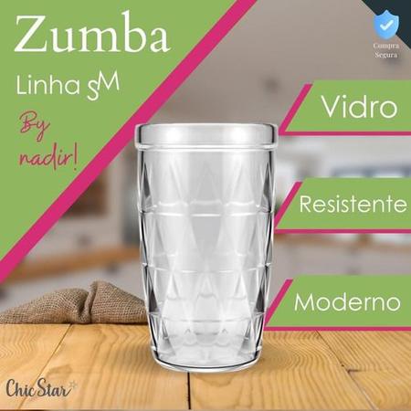 Jogo Copos Zumba 6 Pçs 270ml Nadir