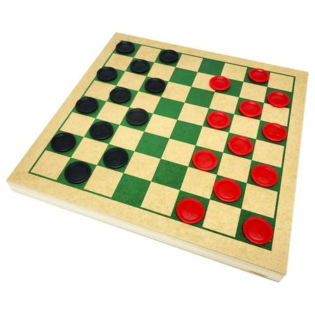 Jogo Dama e Ludo Tabuleiro em MDF 7+ 236 Junges Brinquedos - Jogo de  Dominó, Dama e Xadrez - Magazine Luiza