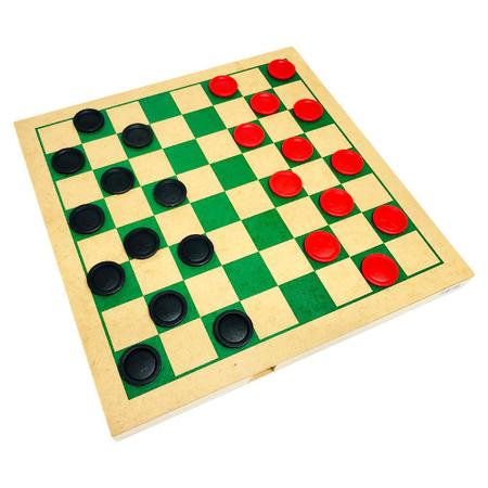 Jogo de Dama/Trilha Escolar AX Esportes 32x32cm Tabuleiro em Madeira -  Mercadão Dos Esportes, loja de materiais esportivos