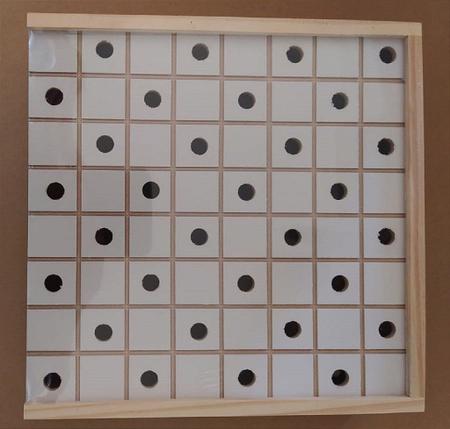 Jogo De Damas Adaptado Braille MDF