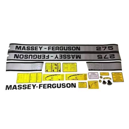 JOGO DE DECALQUE ADESIVOS - MASSEY FERGUSON 50X - 2730826 - Agrodemp  Tratores, Loja de Peças para Tratores