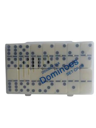 Imagem de Jogo de Dominó 28 Peças com Estojo Plástico - Dominoes