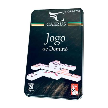 Jogo De Dominó 28 Peças Caerus