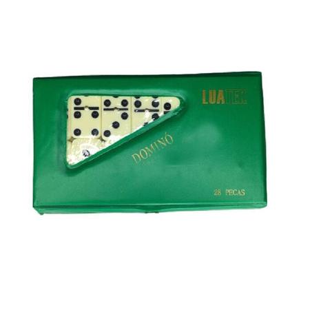 Jogo Domino Profissional Melamina 28 Peças Colorido LK-510F - LuaTek