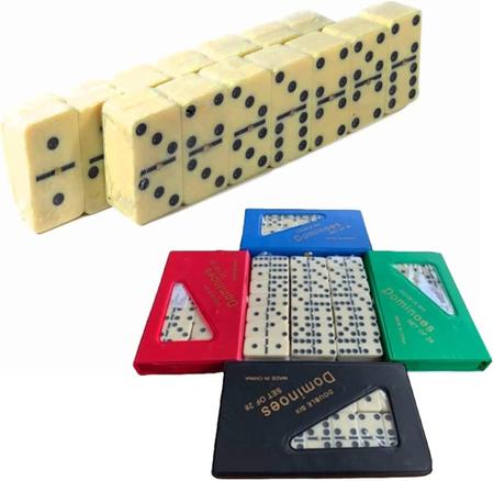 JOGO DE DOMINO PROFISSIONAL 2 CORES 11,5mm - Acessórios e Produtos