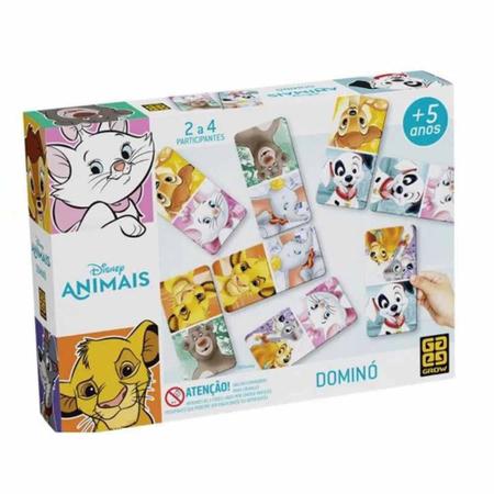 Imagem de Jogo de Dominó Disney Animais - Grow