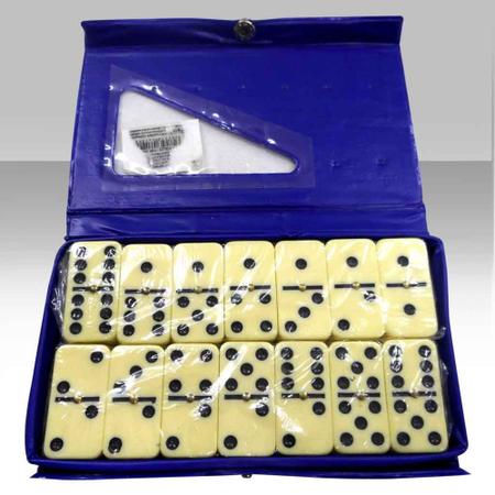 Imagem de Jogo de Domino Dominoes Profissional de Osso 