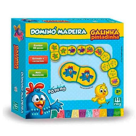 Jogo Dominó Números - Nig - Nig brinquedos - Babu Brinquedos