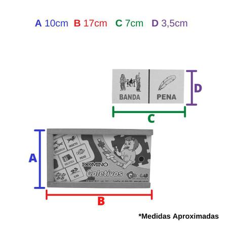 Jogo De Dominó Infantil Educativo Madeira Antônimos 28 Peças em Promoção na  Americanas