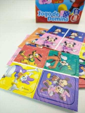 Jogo De Dominó Infantil - Disney Junior - Mickey - 28 Peças