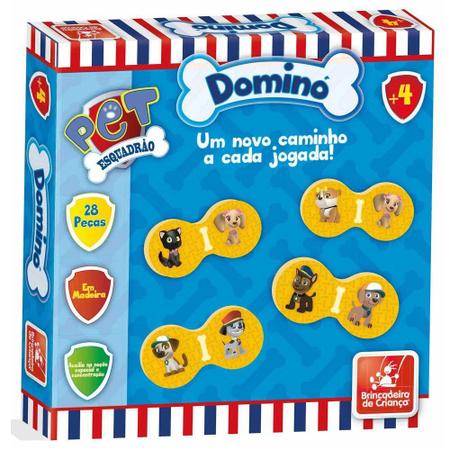 Jogo Dominó - Superdominó Patrulha Canina - Grow