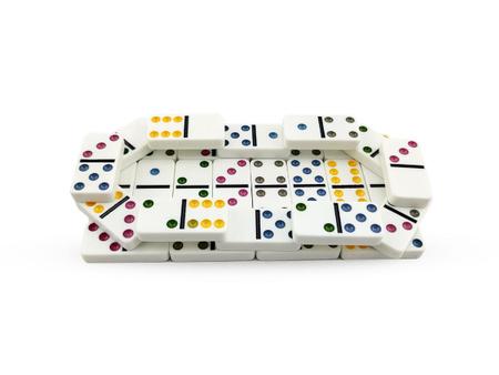 Jogo de Dominó com 28 Dominós Colorido com 12 Instruções - Dominoes - Jogo  de Dominó, Dama e Xadrez - Magazine Luiza