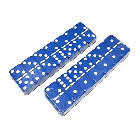 Kit Jogo de salão 1 Jogo de domino profissional 28 peças e 2 baralhos 100%  plástico lavável - Caerus - Jogo de Dominó, Dama e Xadrez - Magazine Luiza