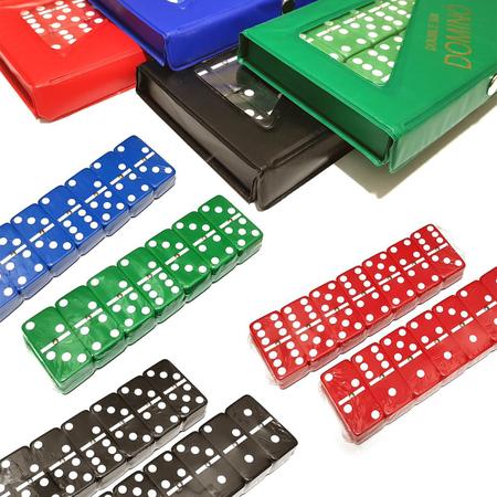 Jogo De Domino Profissional De Osso Vermelho - Kaftor - Kaftor